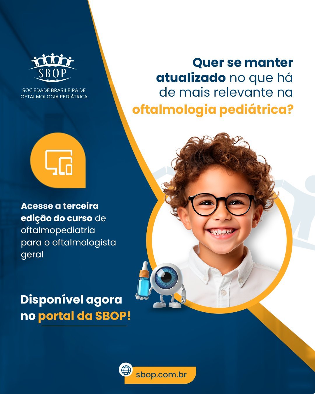 Quer se manter atualizado no que há de mais relevante na oftalmologia pediátrica?