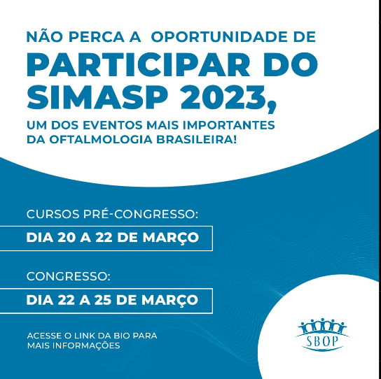 Não perca a oportunidade de participar do SIMASP 2023
