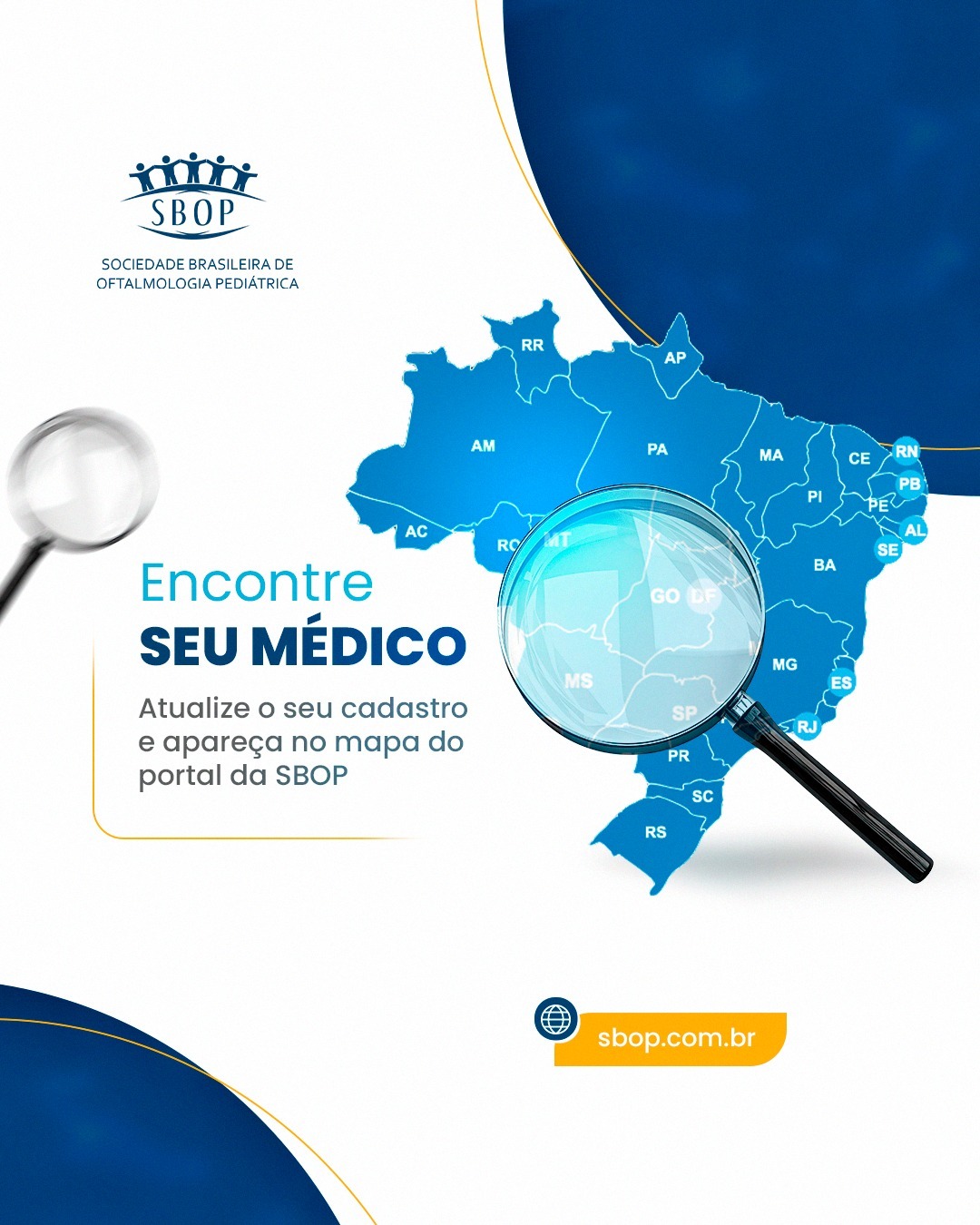 Encontre seu médico – Atualize o seu cadastro e apareça no mapa do portal da SBOP